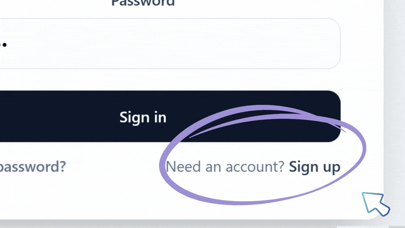 Standard Email Sign Up Demo